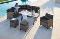 KONIFERA Gartenlounge-Set Keros Premium für 8 Personen Polyrattan Ludwigslust - Landkreis - Wittenburg Vorschau