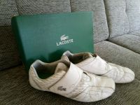 LACOSTE Schuhe Leder Sneaker weiß NP: 115€ Thüringen - Greiz Vorschau