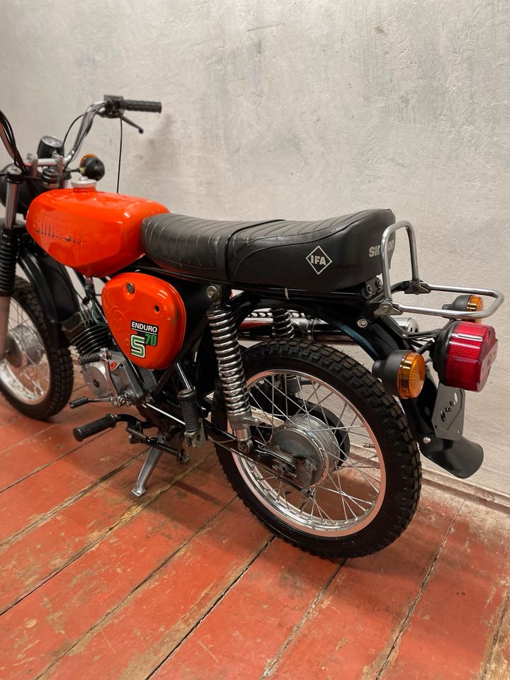 Simson S70 Enduro TÜV 4 Gang Originallack mit Papiere Ratenkauf in Werdau