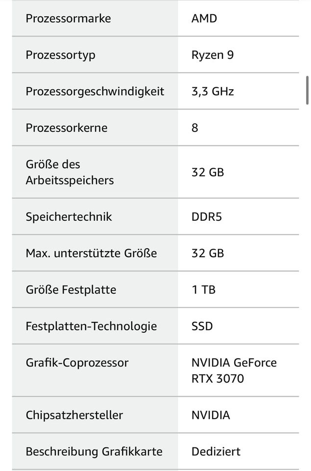 Asus Rog Styx Gaming Laptop Sept. 2022 in Waldshut-Tiengen