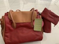 Lässig Wickeltasche Rot Braun Leder Tender Boston NEU Nordrhein-Westfalen - Herne Vorschau