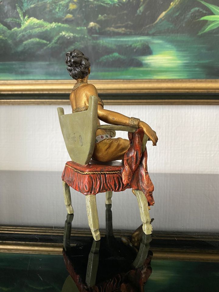 Wiener Bronze Haremsdame Arabische Schönheit Sig. Bergmann in Centrum