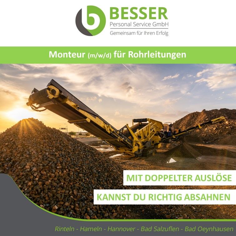 Monteur (m/w/d) in Wunstorf