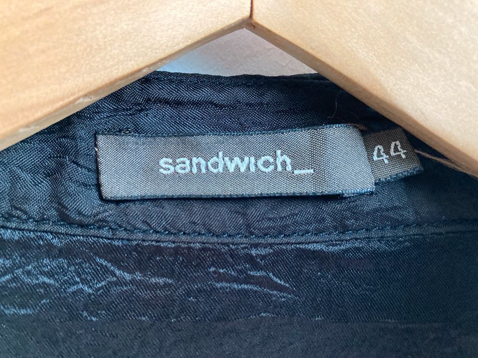 SANDWICH schwarze Damenbluse, Größe 42 (44) | neuwertig in Dortmund