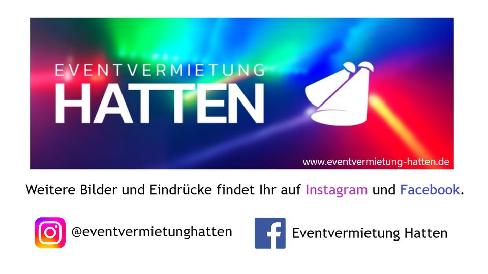 ❌ Lichtstativ 1 Licht Show Party Geburtstag Hochzeit Feier Mieten in Hatten