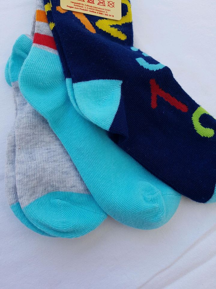3 Paar Kinder Socken von Zebralino Neu gr 110/116 (27/30) in Nauen