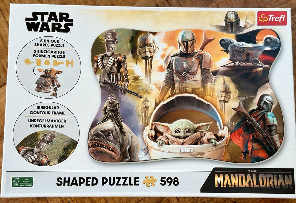 Star Wars - Mandalorian Puzzle 598 Teile - wie neu - komplett in Kröppelshagen-Fahrendorf