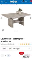 Höhenverstellbarer und ausziehbarer Couchtisch in Betonoptik München - Thalk.Obersendl.-Forsten-Fürstenr.-Solln Vorschau