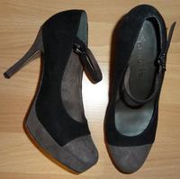 Tamaris High Heel Stiletto Pumps Gr. 37 schwarz/grau Plateau Baden-Württemberg - Hemmingen Vorschau