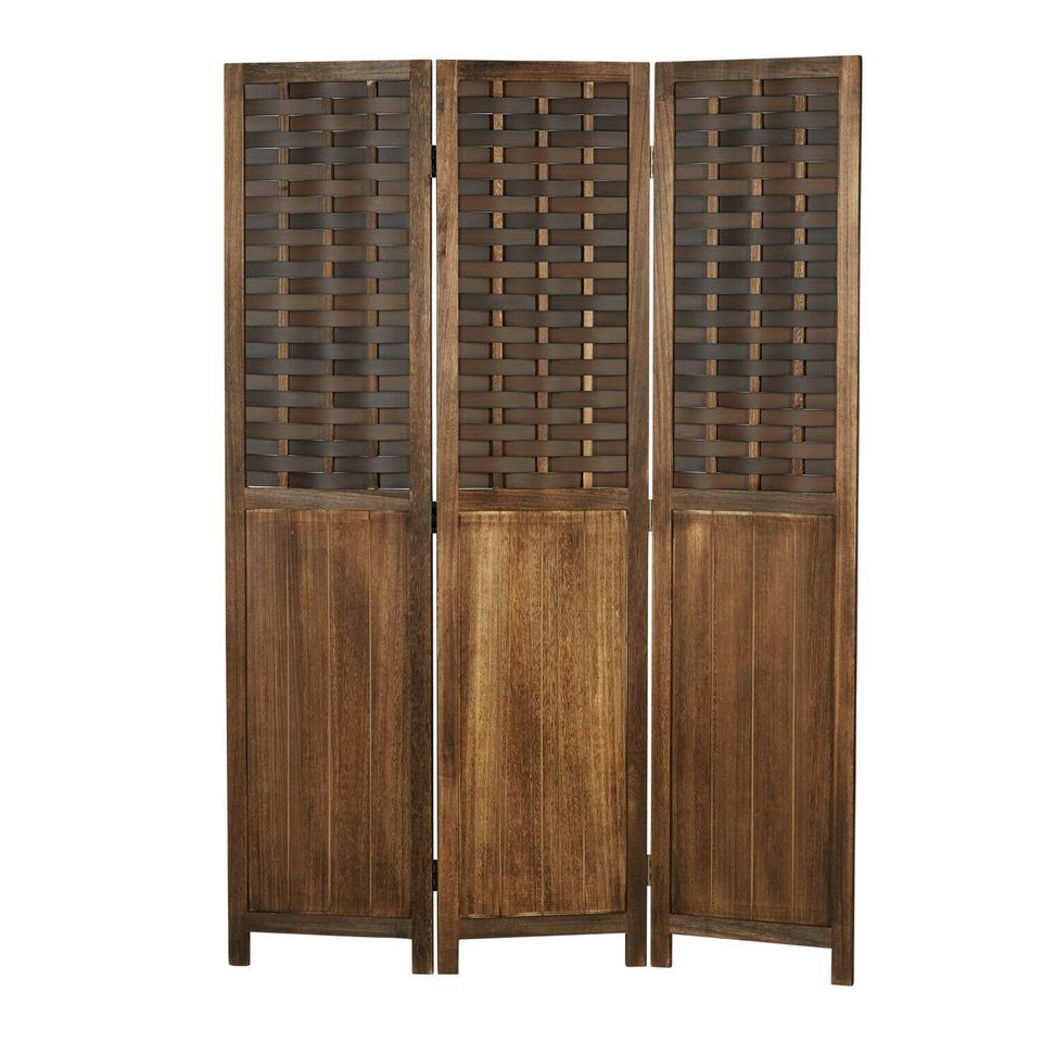 Paravent Raumteiler Raumtrenner Holz Sichtschutz Braun VB80€* in Magdeburg