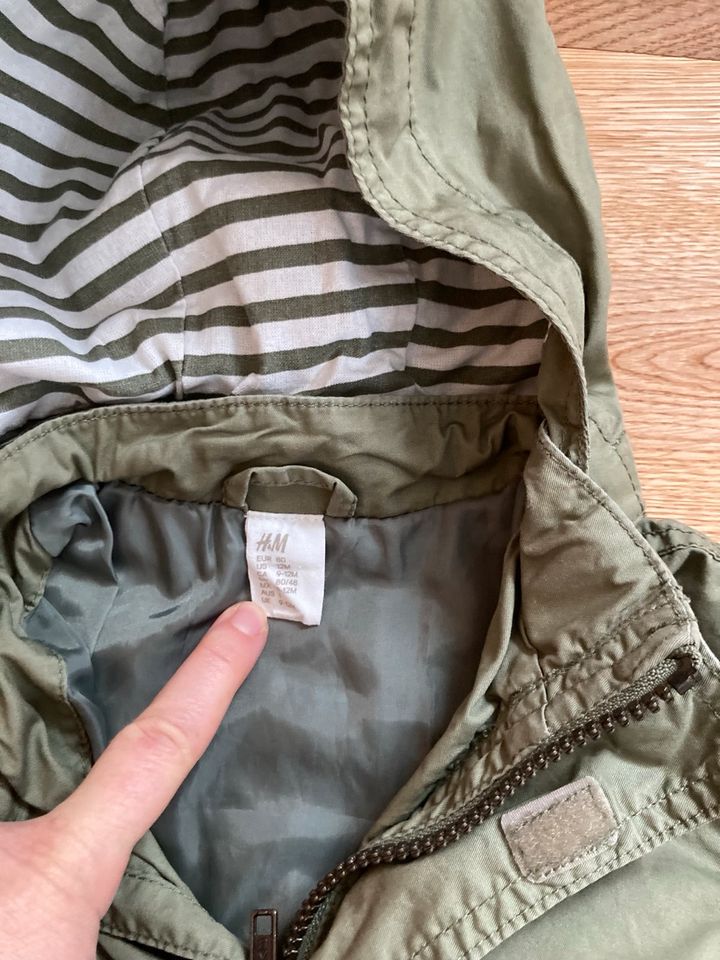 Jacke Übergangsjacke H&M Gr. 80 in Rülzheim