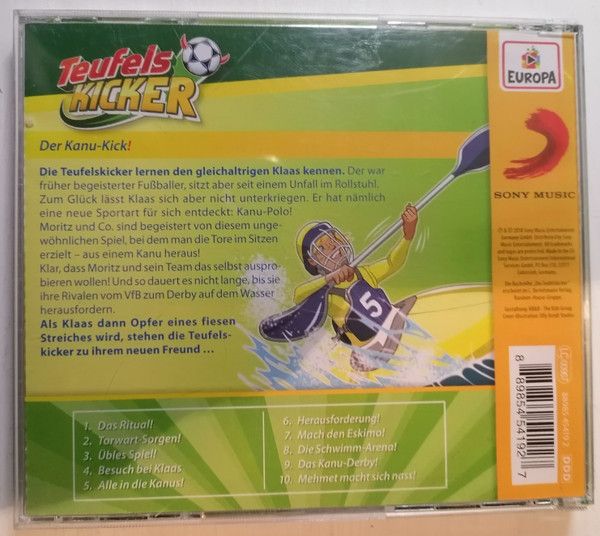 Fußball-Hörbuch für Kinder: Die Teufelskicker - Der Kanu-Kick in Kirchham