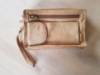 Handgelenktasche Echtleder Beige Natur Sachsen - St. Egidien Vorschau