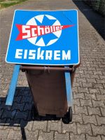 Schöller Eiscreme Reklameschild 50-60er Jahre Nordrhein-Westfalen - Mönchengladbach Vorschau