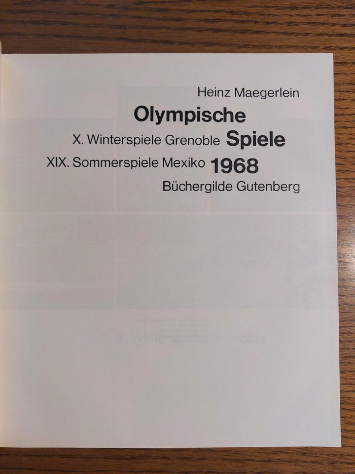 Olympische Spiele 1964 und 1968 Bücher in Nagold