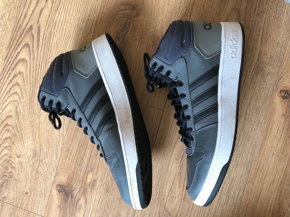 Herrenschuhe Sneaker Adidas grau 49 1/3 US 14 in Wermelskirchen