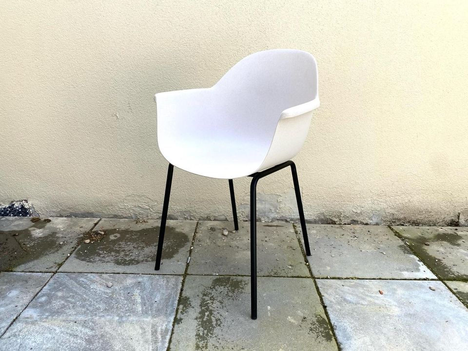 Stuhl Gartenstuhl weiß Sessel Gartenmöbel neuwertig in München