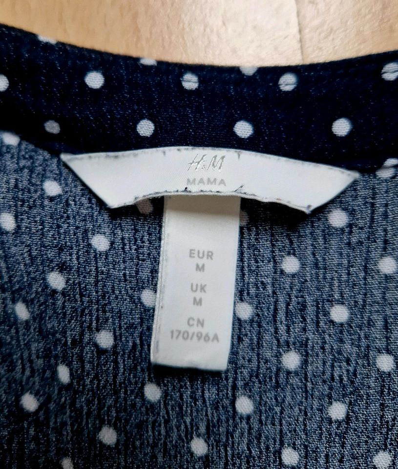 H&M Mama Bluse Shirt Oberteil Top Tunika stillen Schwangerschaft in Schwarzenbek