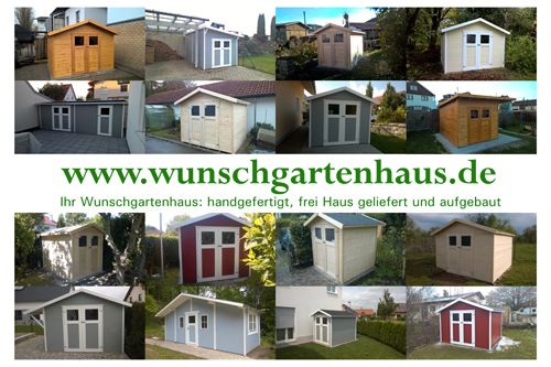 Gartenhaus mit Loggia 3 x 6 m inkl. Lieferung & Aufbau in Germaringen