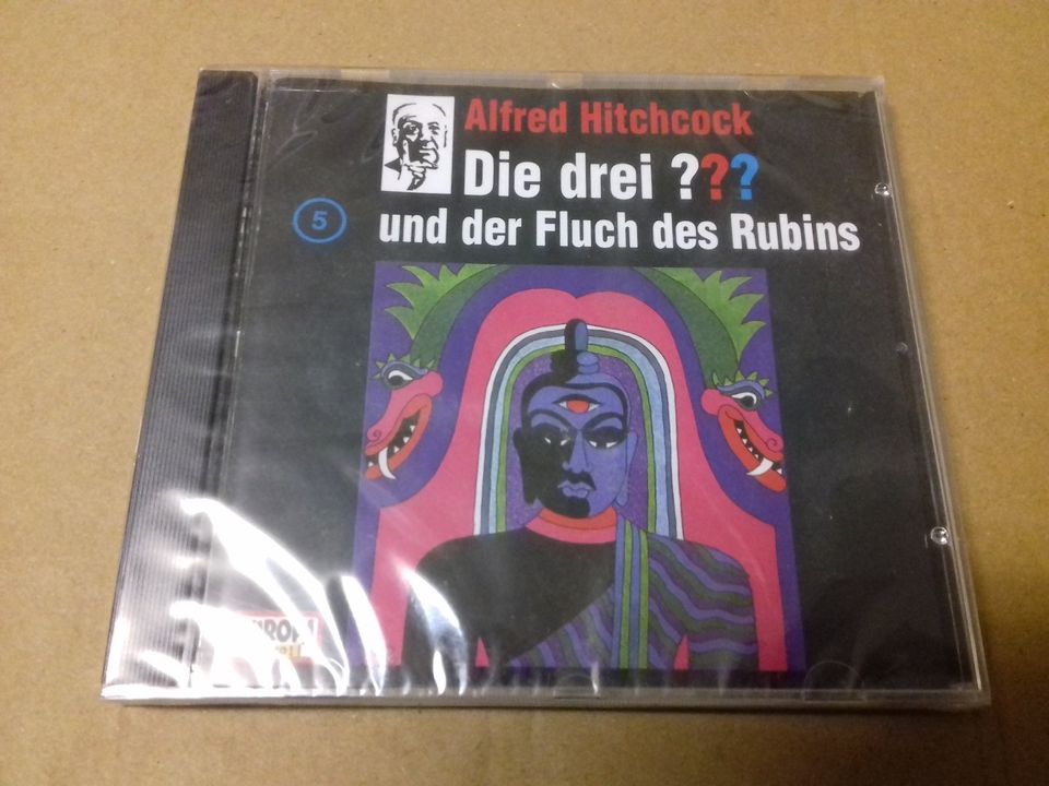 Die drei ??? Fragezeichen CD 5 Fluch des Rubins Logo NEU & OVP in Bovenden