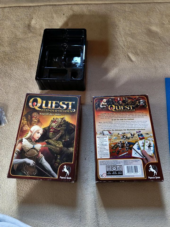 Brettspiel Quest Zeit der Helden Angriff der Orks in Auderath