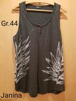 Gr. 44 Damen Mädchen Achselshirt Sommershirt grau Sachsen-Anhalt - Sangerhausen Vorschau