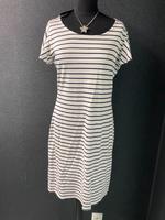 Kleid Neu Manguun Collection Weiß Blau gestreift Gr. 42 Hessen - Guxhagen Vorschau