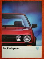 Golf 2 Syncro Prospekt Katalog Volkswagen Mitte - Wedding Vorschau