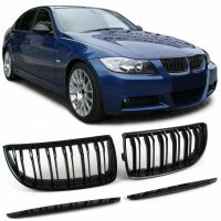 Kühlergrill Doppelsteg Glanz für BMW 3er E90 E91 Bj. 05-08 Neu !! Hessen - Calden Vorschau