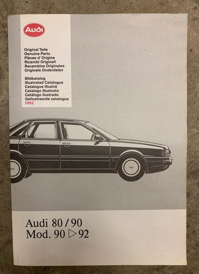 Bildkatalog Audi 80/90 Mod 90-92 in Waldbüttelbrunn