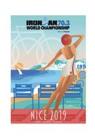 Ironman 70.3 World Championship Nizza Triathlon Event Poster Hessen - Neuental Vorschau