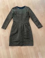 Etui Kleid, Designer Heidi, Gr. 36, schwarz gold grün Hessen - Pfungstadt Vorschau