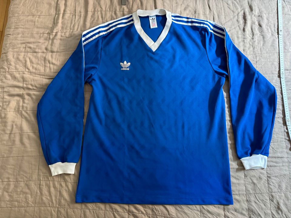 Adidas Vintage Fußball Trikot Gr XL Blau Top Zustand in München