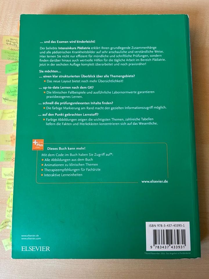 Fachbuch "Intensivkurs Pädiatrie", Elsevier Verlag in Dresden