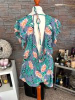 Romper Jumpsuit casual S/36 Sommer Blumen Cover up Beach Strand Hessen - Liederbach Vorschau