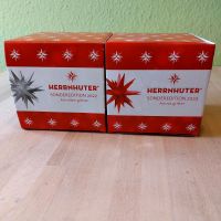 Herrnhuter rot glitter und silber glitter Sachsen - Chemnitz Vorschau