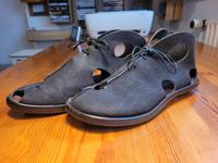 CYDWOQ Nubukleder Sandale, schwarz, fast neu, Gr. 38, NP:370,00€ Findorff - Weidedamm Vorschau