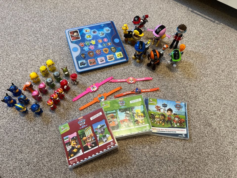 Paw Patrol - Figuren, CD‘s, Paw Pad, Rucksack in Gauting