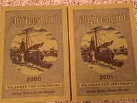 Kalender für Jedermann  Jahrgang 2000 und 2001 Niedersachsen - Emden Vorschau