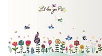 Wandtattoo Wandsticker Fensterbild Blumenwiese Blumen Hessen - Friedrichsdorf Vorschau