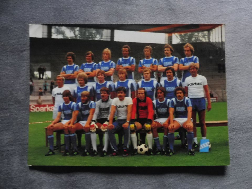 Fußball POSTKARTE VfL BOCHUM 1978 1979, Mannschaft m LAMECK Tenha in Bochum