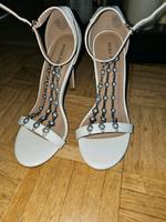 weiße Pumps/ High Heels  Hochzeit/Schuhe/Sandaletten wie neu Bayern - Würzburg Vorschau