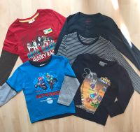 Jungen Langarm Shirts in der Größe 122 im 5er Set Brandenburg - Falkensee Vorschau