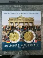 2 Euro-Sondermünze 2019, 6 Münzen 30 Jahre Mauerfall, vergoldet Sachsen - Pegau Vorschau