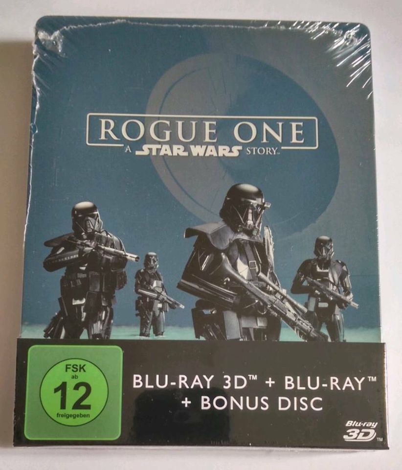 Star Wars 4x Blu-ray Steelbook 3D Macht, Rogue, Solo, Jedi in Kerken