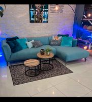 Ecksofa Ashley - Samt Ice Blue - 289x170 cm Nordrhein-Westfalen - Bocholt Vorschau