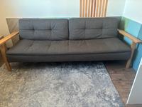 Klappsofa grau 110x 205 Hessen - Birstein Vorschau