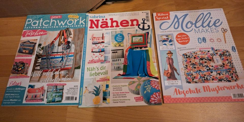 5 Zeitschriften Hobby nähen in Warendorf