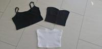 SHEIN Tops (3er Pack) schwarz / weiß Gr. XS Bayern - Ludwigsstadt Vorschau