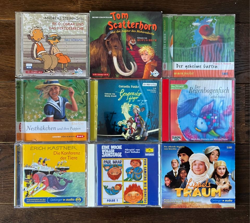 15 CDs Hörbücher, Paul Maar, Nesthäckchen, Erich Kästner, ab 2,50 in Berlin